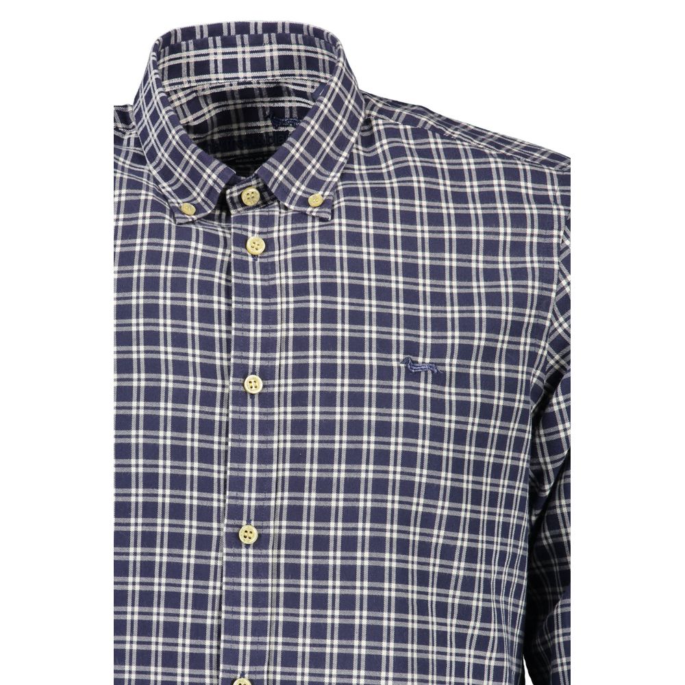 Harmont & Blaine Blue Cotton Men Shirt Harmont & Blaine