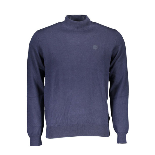 North Sails Blue Cotton Men Sweater North Sails