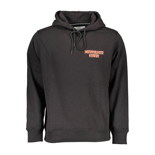 Calvin Klein Black Cotton Men Sweater Calvin Klein