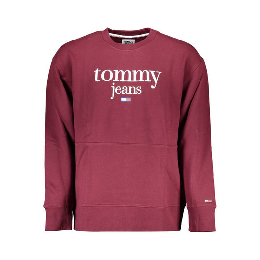 Tommy Hilfiger Purple Cotton Men Sweater Tommy Hilfiger