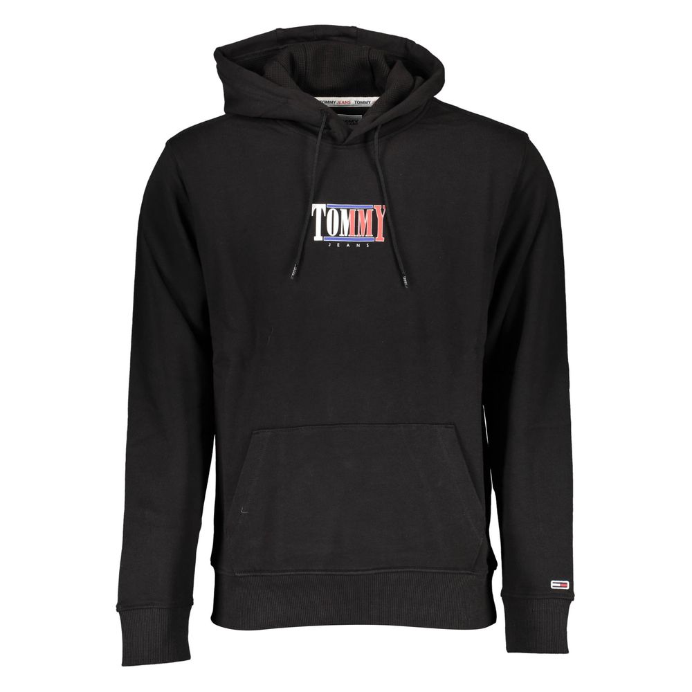 Tommy Hilfiger Black Cotton Men Sweater Tommy Hilfiger