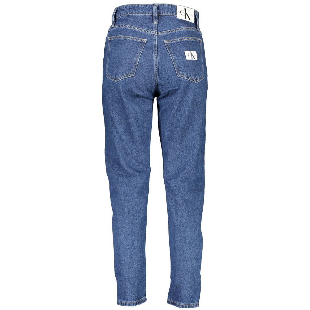 Calvin Klein Blue Cotton Jeans & Pant Calvin Klein