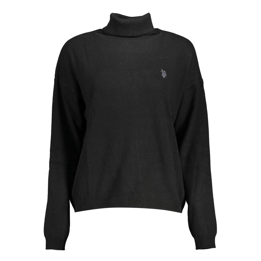 U.S. POLO ASSN. Black Wool Women Sweater U.S. POLO ASSN.