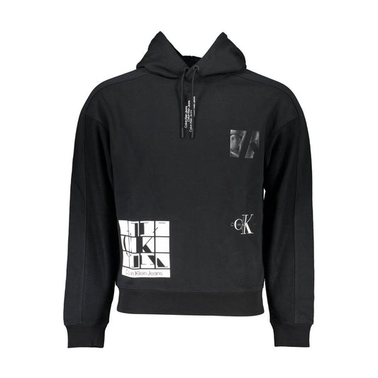 Calvin Klein Black Cotton Men Sweater Calvin Klein