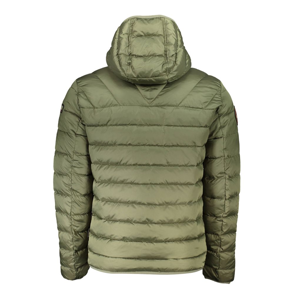 Napapijri Green Polyamide Men Jacket Napapijri