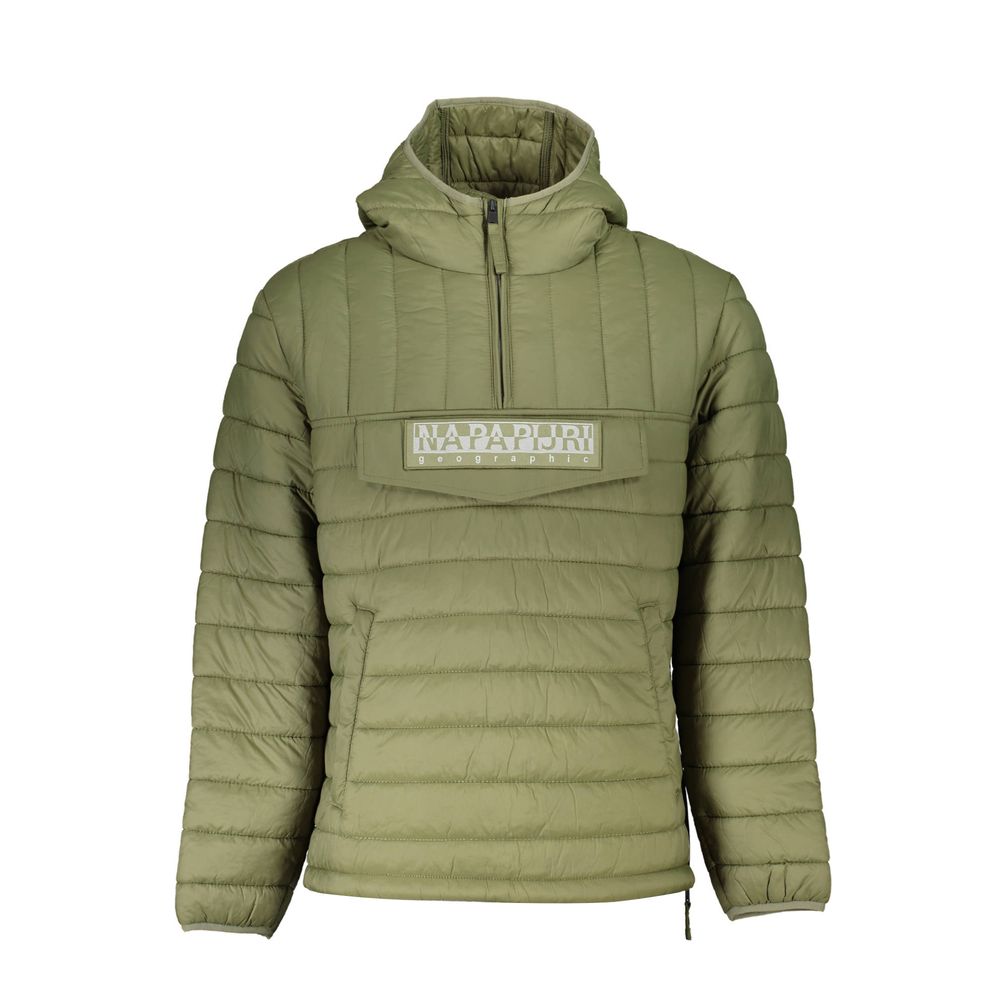 Napapijri Green Polyamide Men Jacket Napapijri