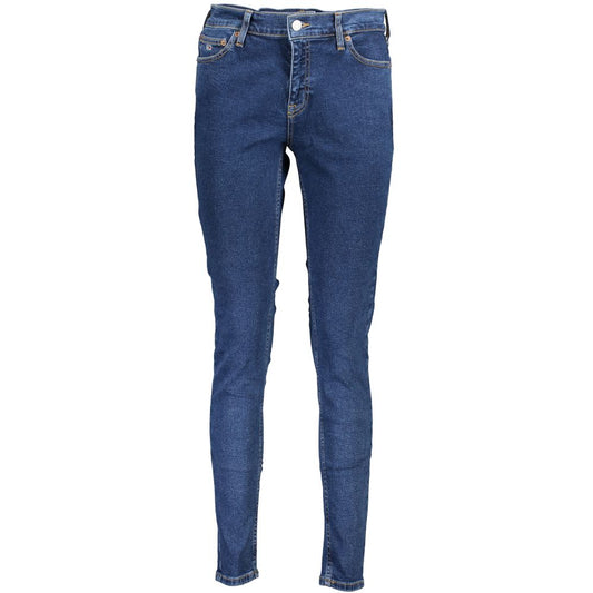 Tommy Hilfiger Blue Cotton Jeans & Pant Tommy Hilfiger