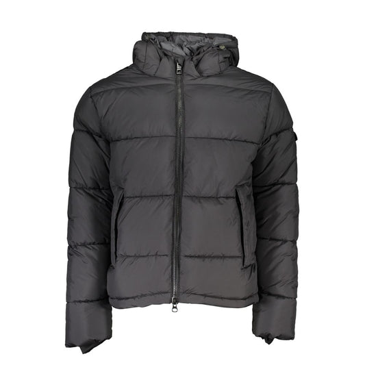 North Sails Black Polyester Mens Jacket North Sails