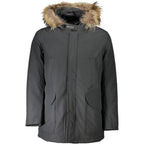Woolrich Gray Cotton Men's Jacket - Eljoys Fashion 