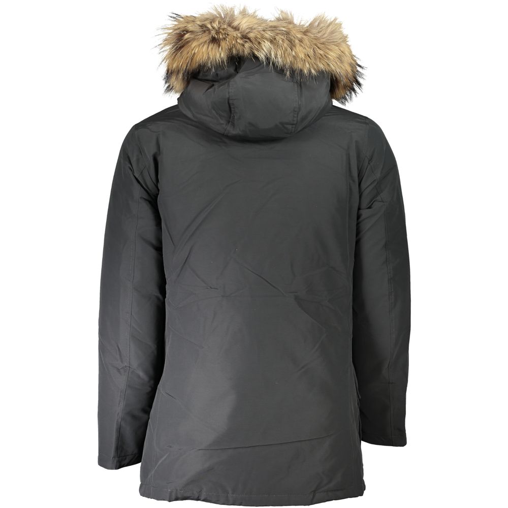 Woolrich Gray Cotton Men's Jacket - Eljoys Fashion 