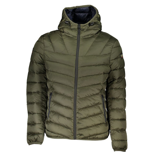 Napapijri Green Polyamide Men Jacket Napapijri
