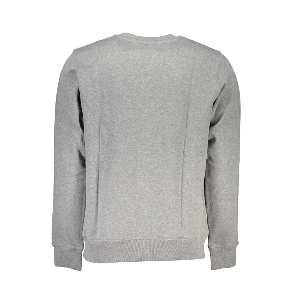 Calvin Klein Classic Gray Crew Neck Sweatshirt with Logo Calvin Klein
