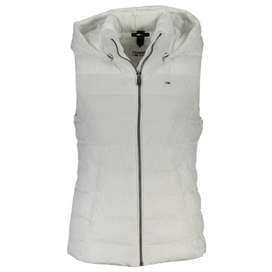 Tommy Hilfiger White Polyester Women Jacket Tommy Hilfiger