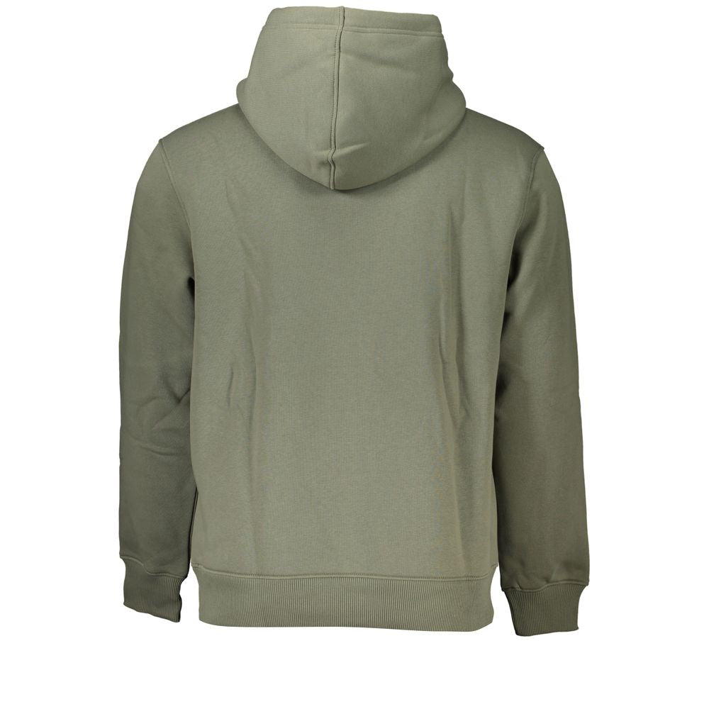 Calvin Klein Chic Green Fleece Hooded Sweatshirt Calvin Klein