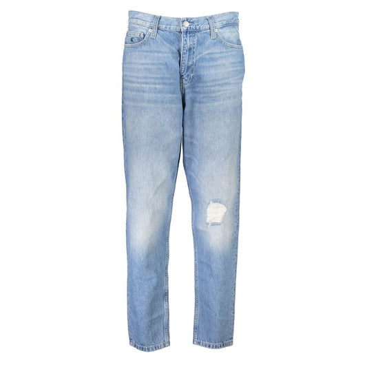 Calvin Klein Light Blue Cotton Women Jeans Calvin Klein