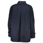 Tommy Hilfiger Blue Cotton Women's Trench Coat - Eljoys Fashion 