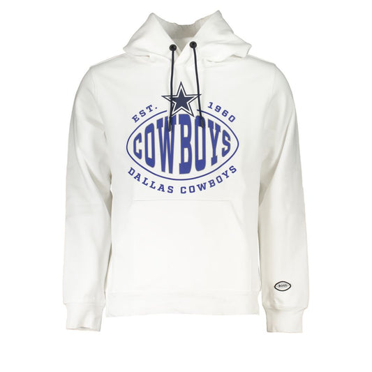Hugo Boss White Cotton Men Sweater Hugo Boss