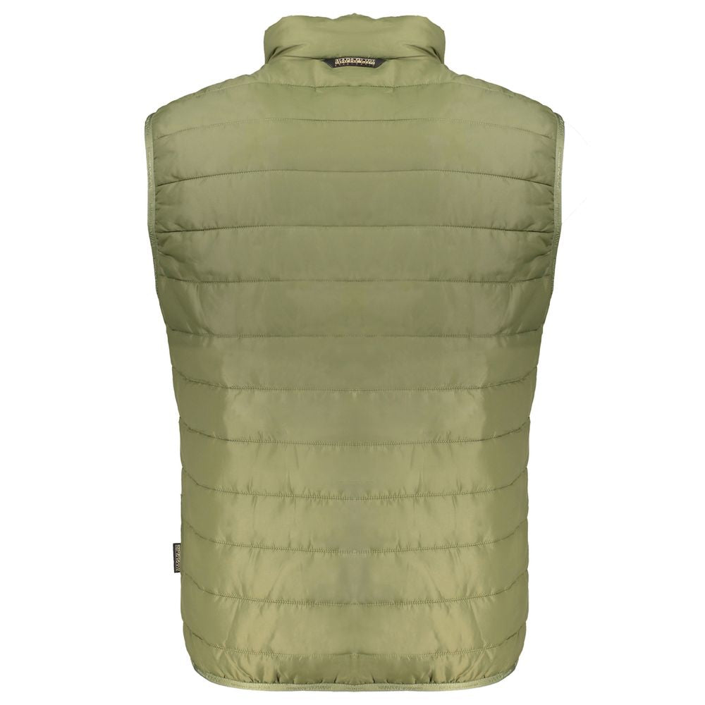 Napapijri Sleeveless Contrast Detail Zip Jacket Napapijri
