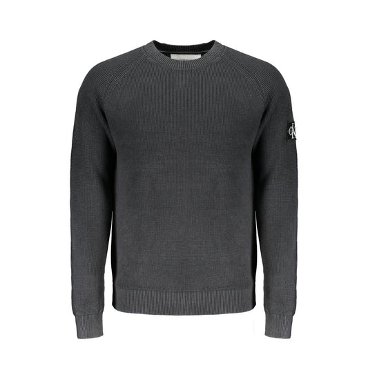 Calvin Klein Black Cotton Sweater Calvin Klein