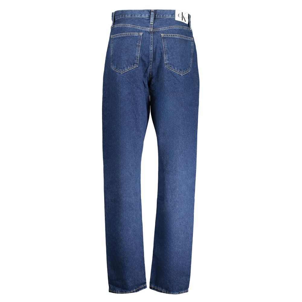 Calvin Klein Blue Cotton Jeans & Pant Calvin Klein