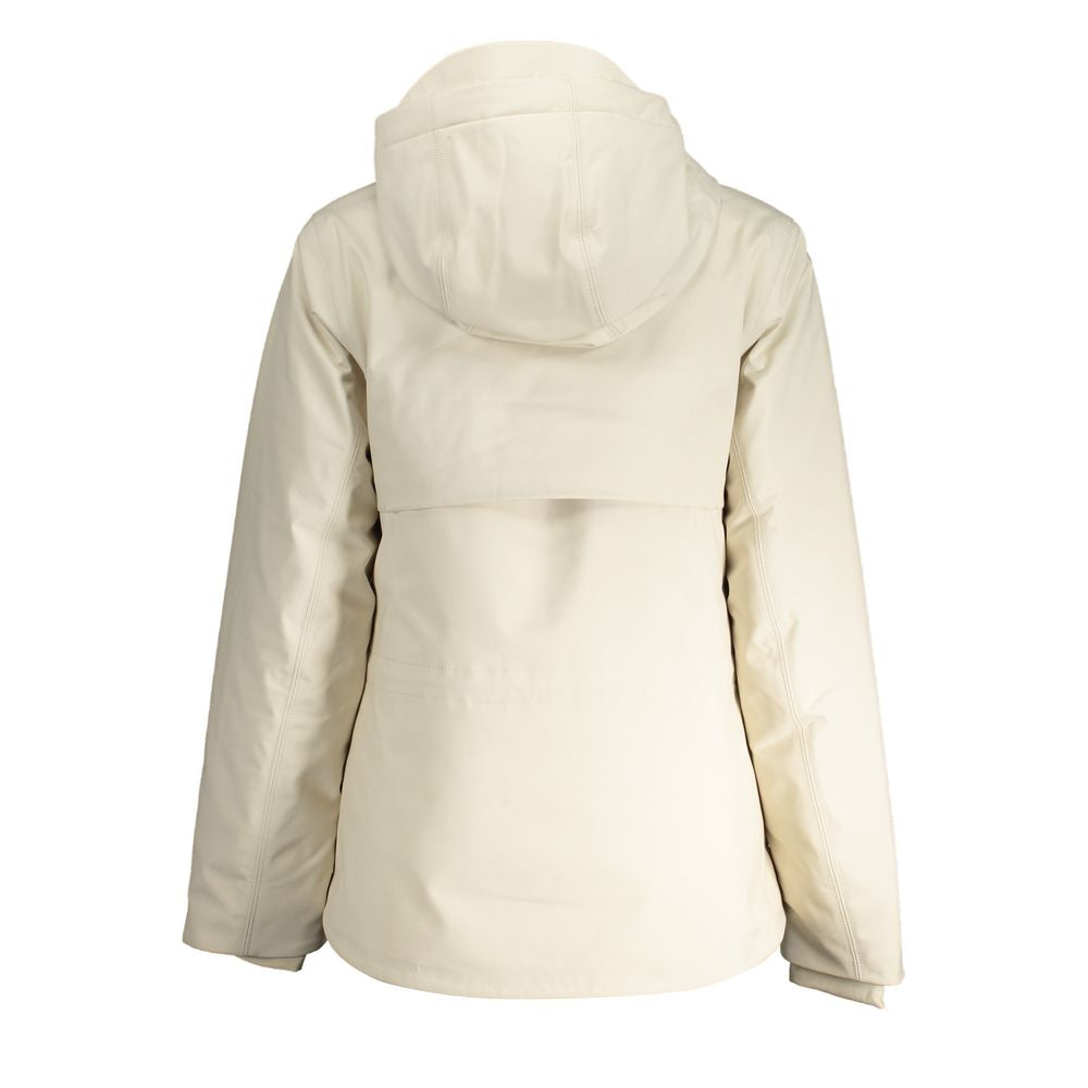 K-WAY Beige Polyester Jackets & Coat K-WAY