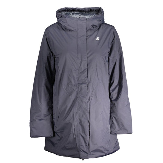 K-WAY Blue Polyamide Jackets & Coat K-WAY