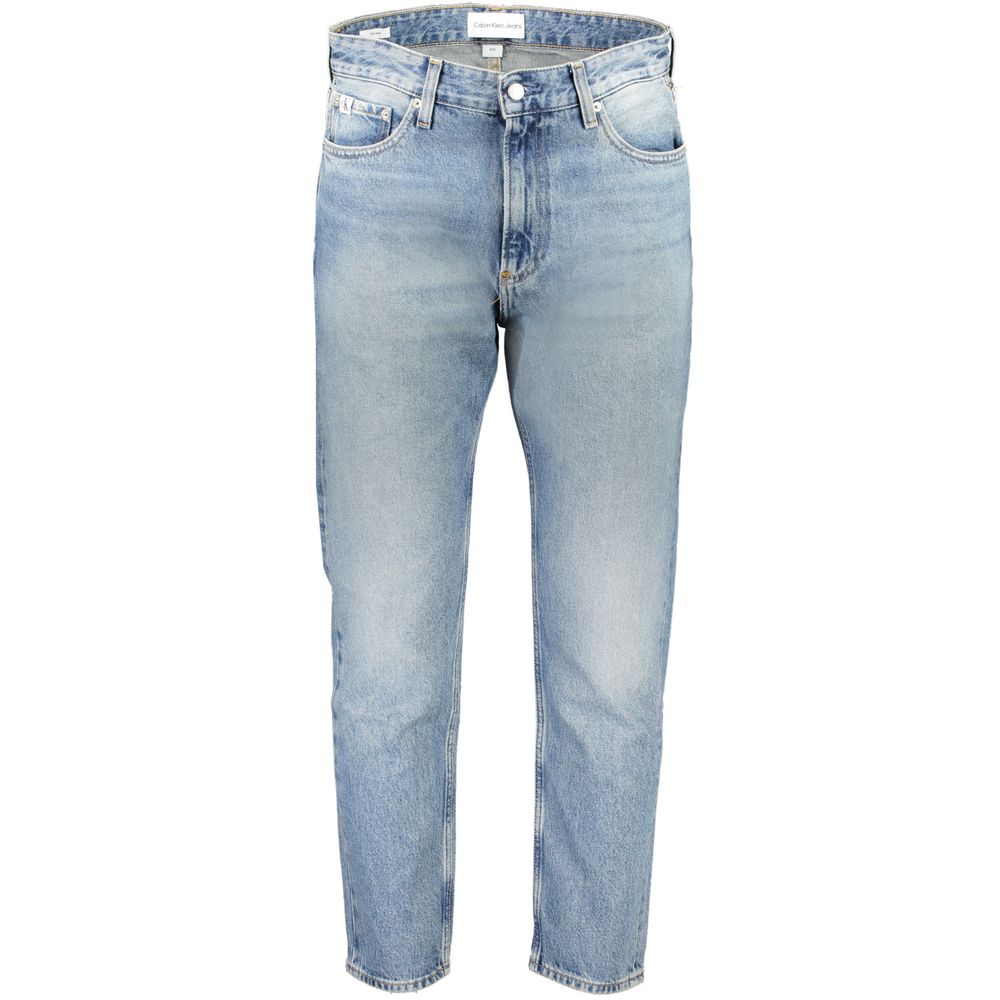 Calvin Klein Light Blue Cotton Men Jeans Calvin Klein