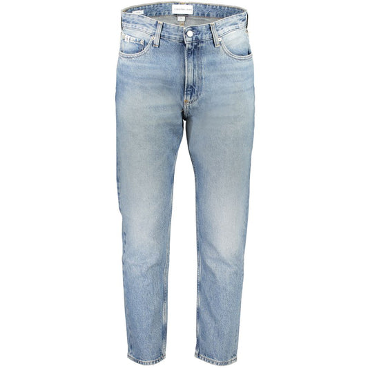 Calvin Klein Light Blue Cotton Men Jeans Calvin Klein