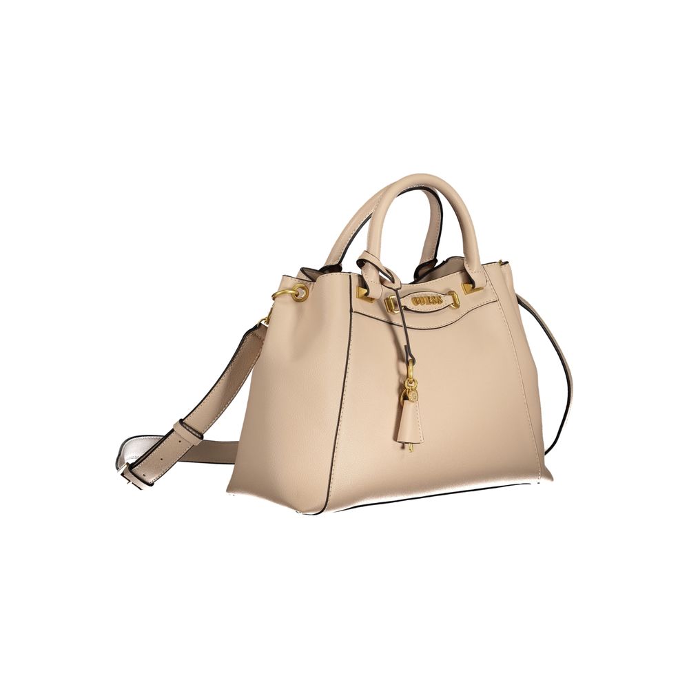 Guess Jeans Beige Polyethylene Handbag Guess Jeans