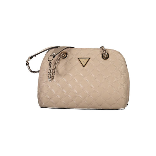 Guess Jeans Beige Polyethylene Handbag Guess Jeans
