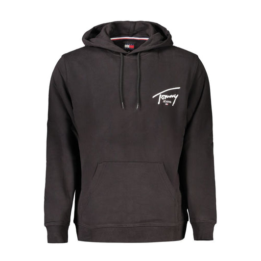 Tommy Hilfiger Black Cotton Men Sweater Tommy Hilfiger