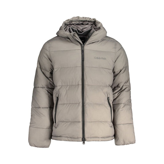 Calvin Klein Gray Nylon Jacket Calvin Klein