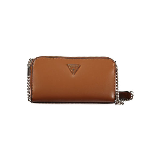 Guess Jeans Brown Polyethylene Women Handbag Guess Jeans