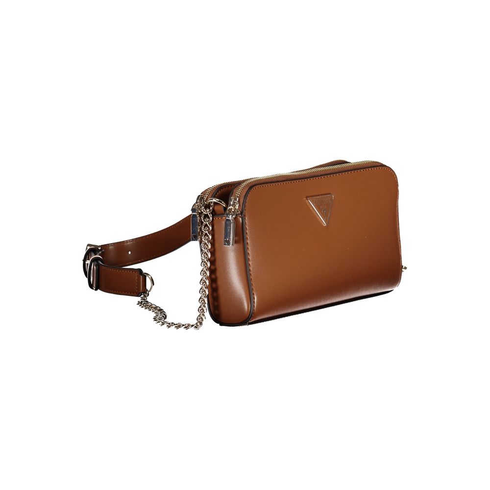 Guess Jeans Brown Polyethylene Women Handbag Guess Jeans