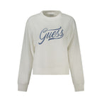 Guess Jeans White Cotton Women Sweater Guess Jeans