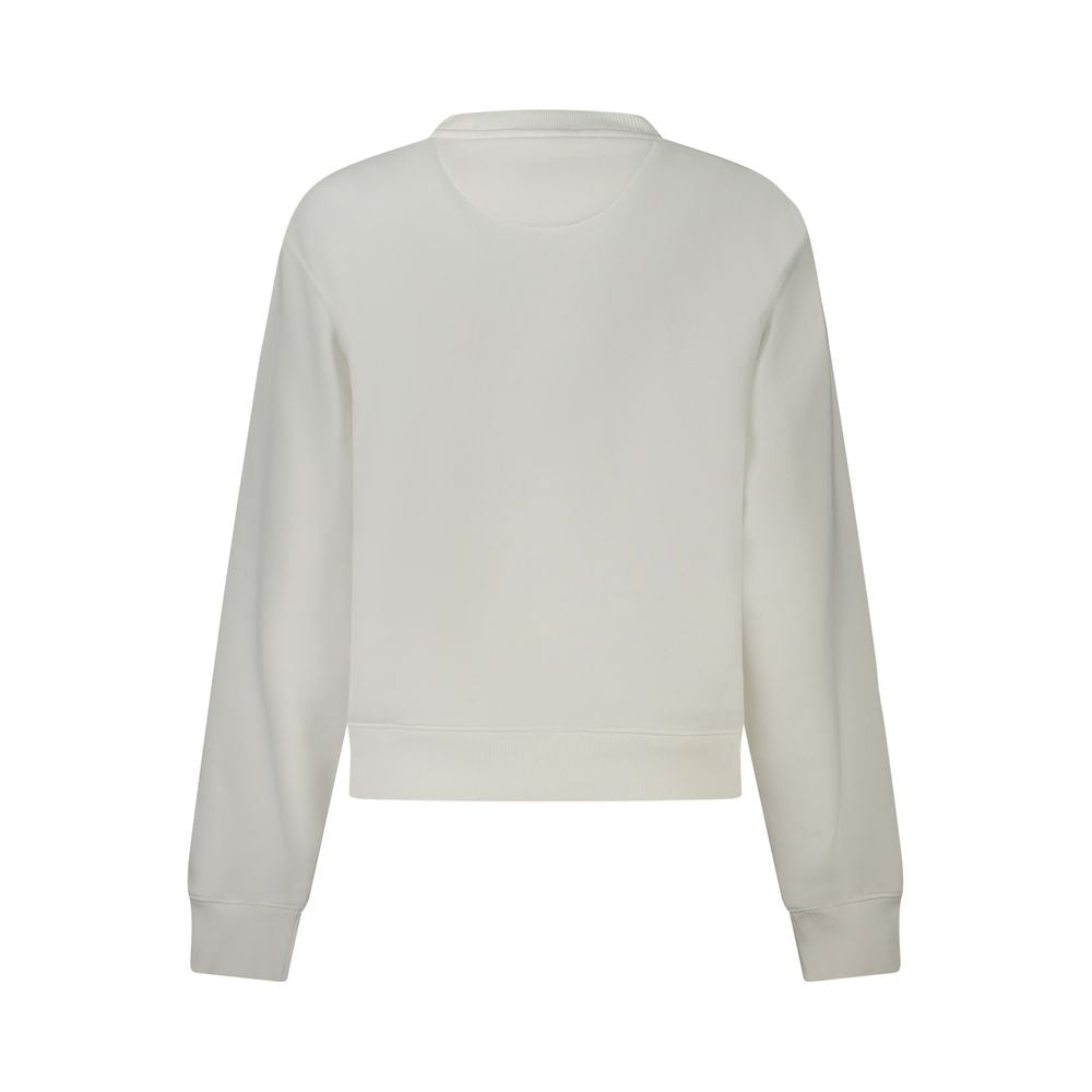 Guess Jeans White Cotton Women Sweater Guess Jeans