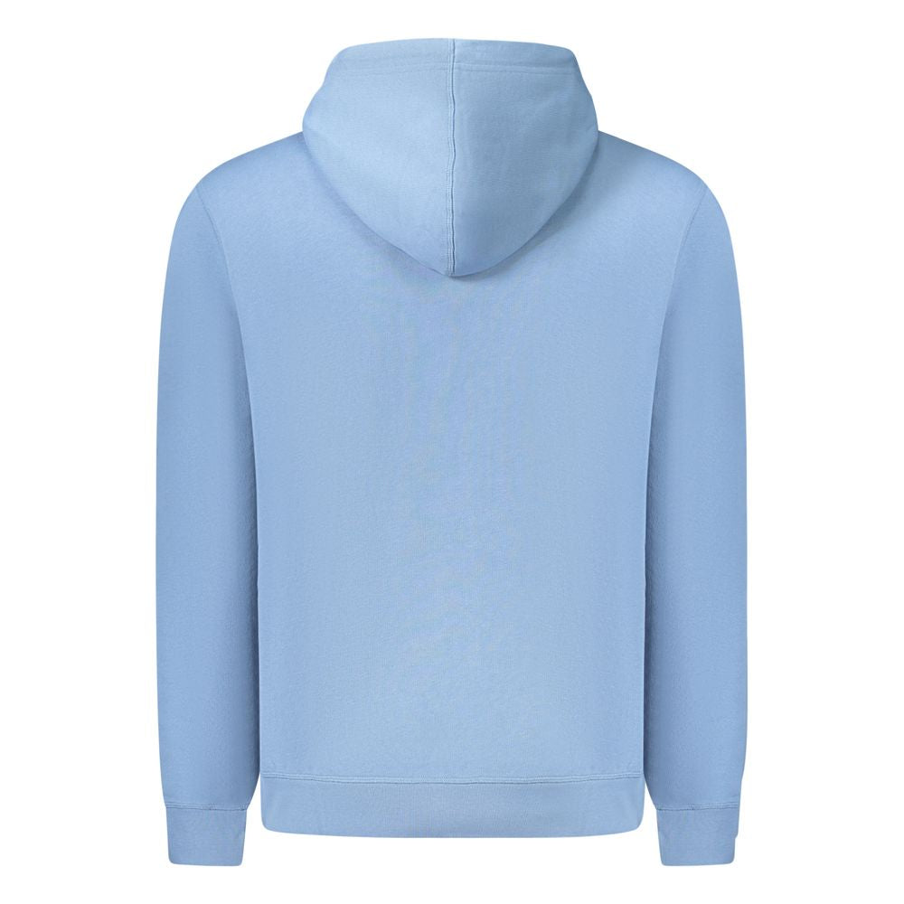 Hugo Boss Light Blue Cotton Men Sweater Hugo Boss