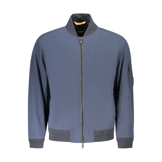 Hugo Boss Blue Polyamide Men Jacket Hugo Boss