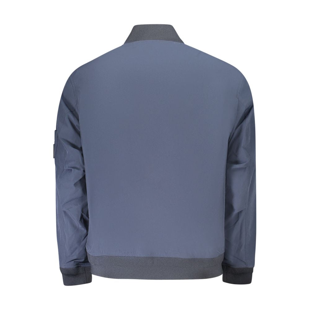 Hugo Boss Blue Polyamide Men Jacket Hugo Boss