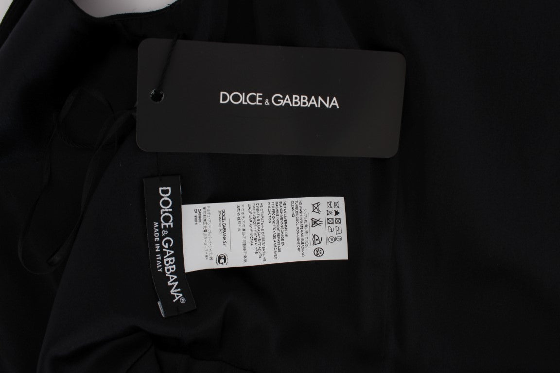 Dolce & Gabbana Pink Floral Print Long Maxi Sheath Dress Dolce & Gabbana