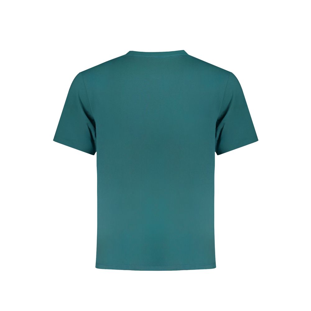 Wrangler Verde cotton men's T-shirt featuring a crew neck and short sleeves, with a simple, classic design.