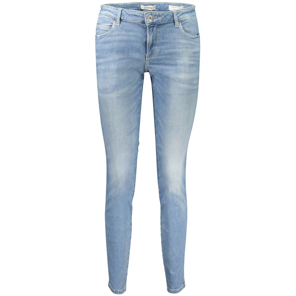 Guess Jeans Blue Cotton Women's Skinny Jean - Eljoys Fashion 