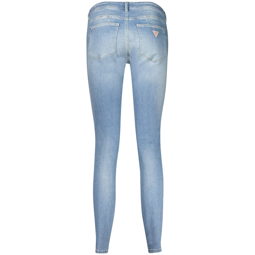 Guess Jeans Blue Cotton Women's Skinny Jean - Eljoys Fashion 