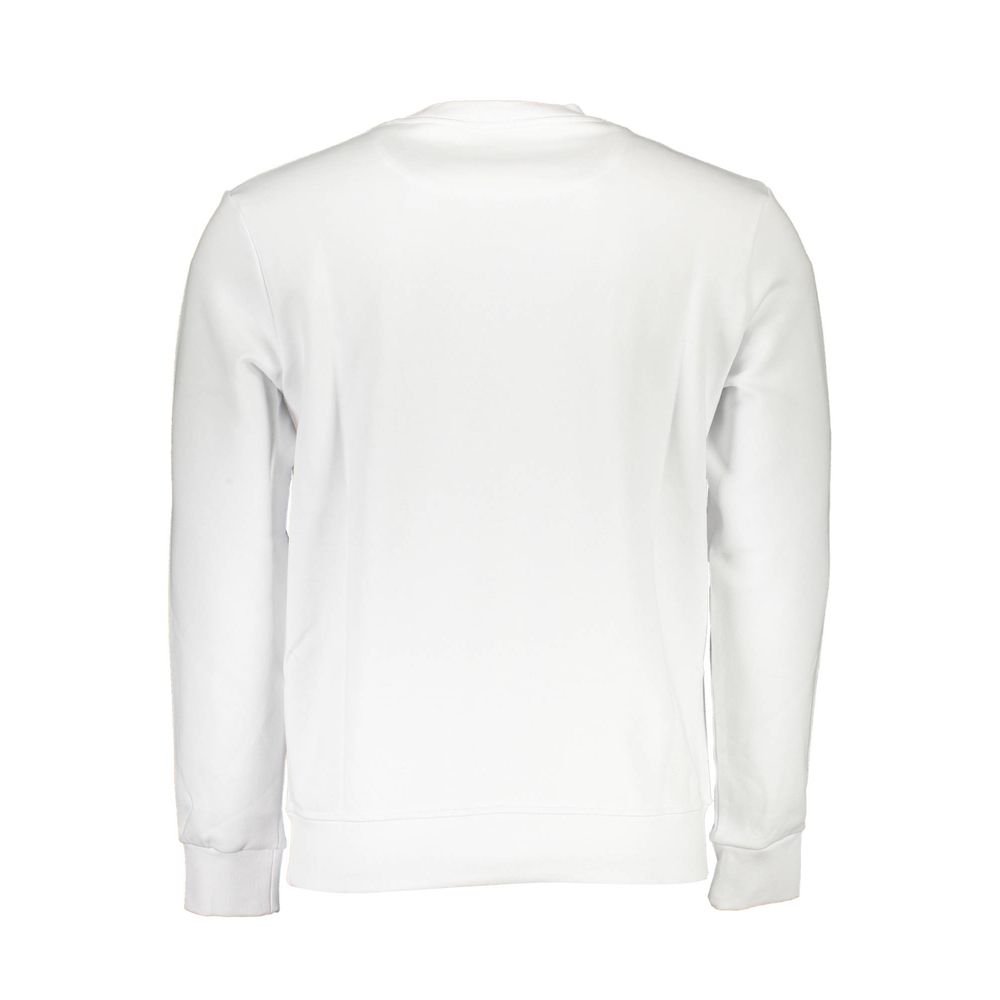 North Sails White Cotton Men Sweatshirt North Sails