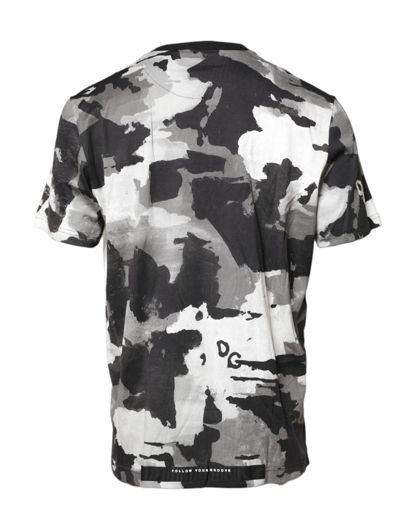 Dolce & Gabbana Multicolor Camouflage Crew Neck T-shirt Dolce & Gabbana