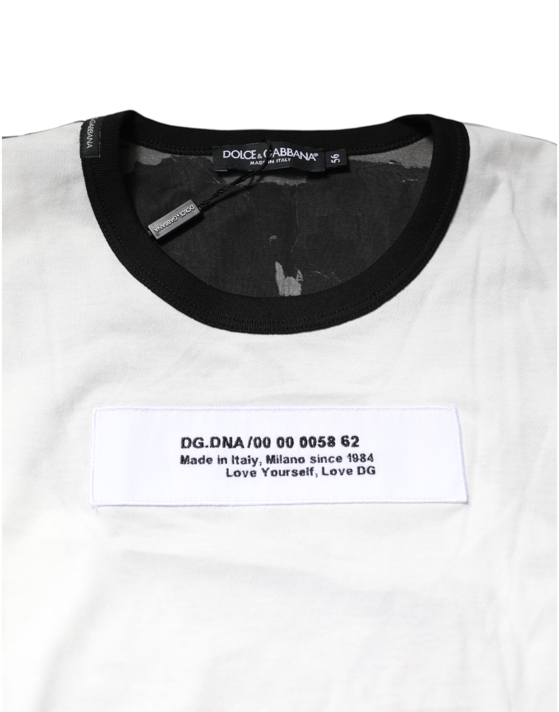 Dolce & Gabbana Multicolor Camouflage Crew Neck T-shirt Dolce & Gabbana