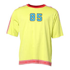 Dolce & Gabbana Green Cotton 85 Patch Crew Neck T-shirt