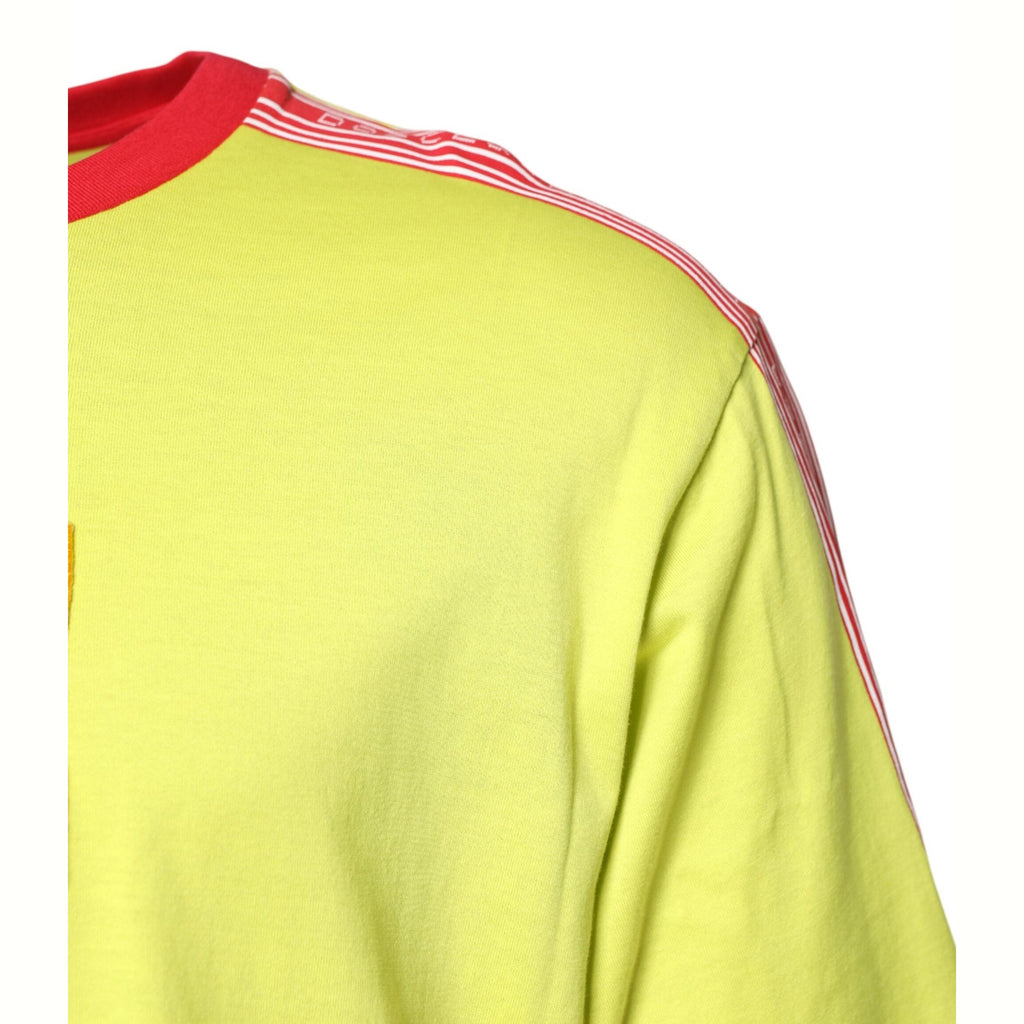 Dolce & Gabbana Green Cotton 85 Patch Crew Neck T-shirt
