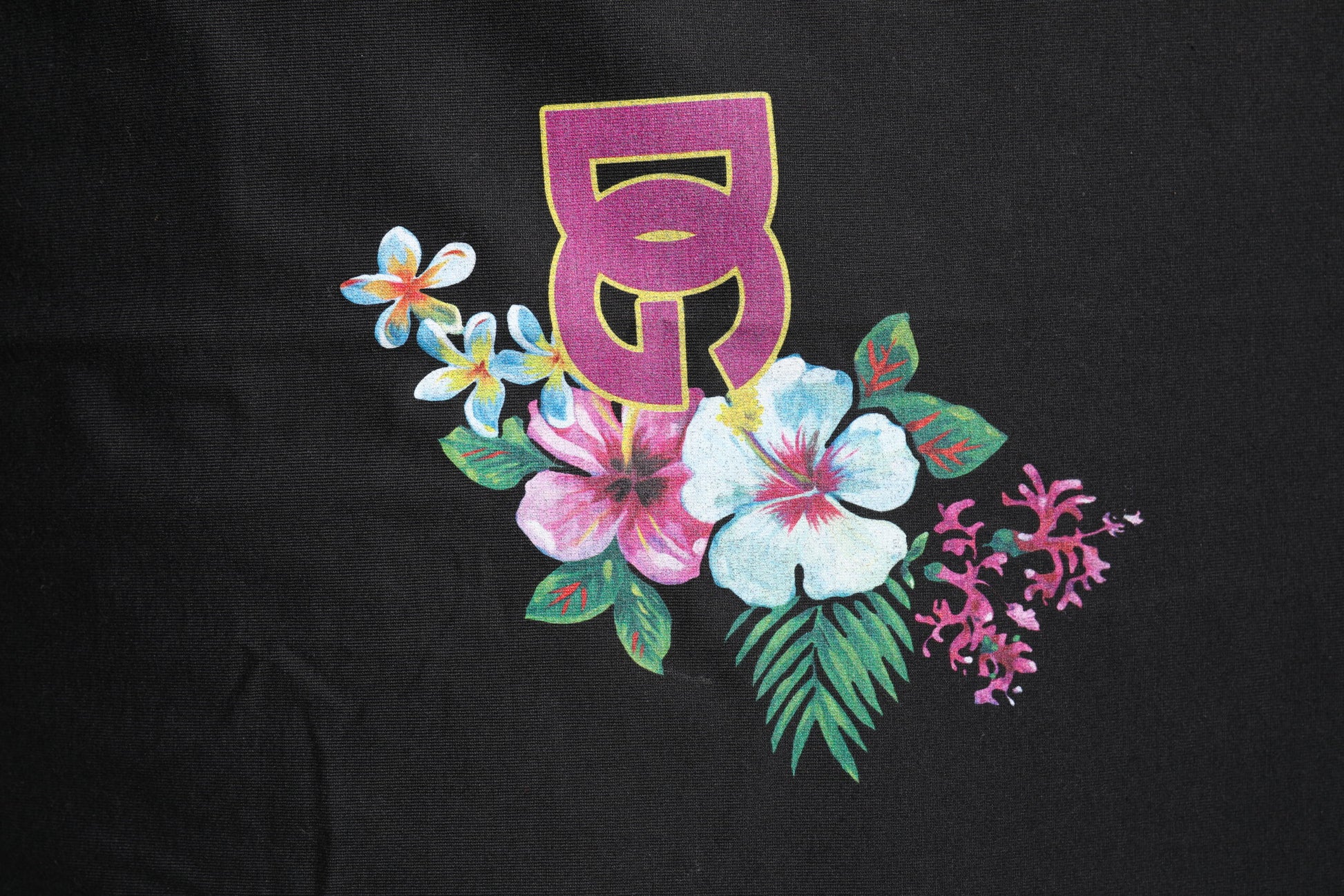 Dolce & Gabbana Black DG Floral Print Crew Neck T-shirt Dolce & Gabbana
