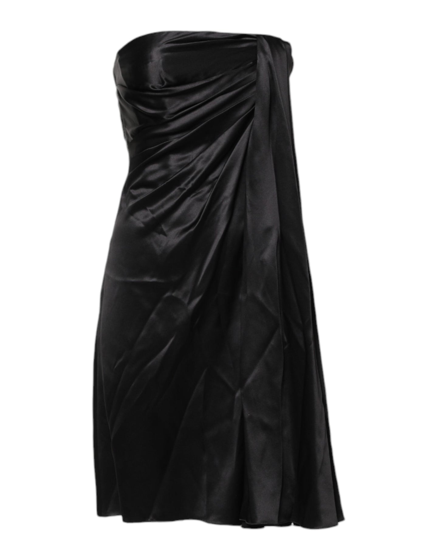 Dolce & Gabbana Black Strapless Sheath A-line Mini Dress Dolce & Gabbana